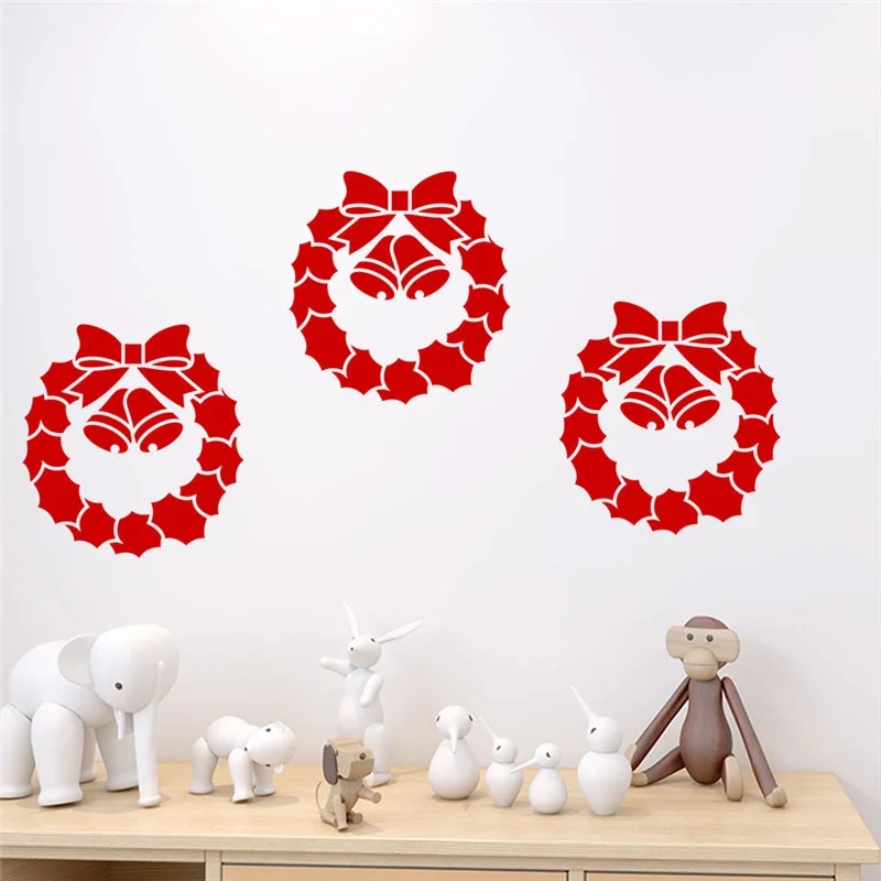 Виниловые наклейки на стену с изображением колокольчиков для магазина украшения