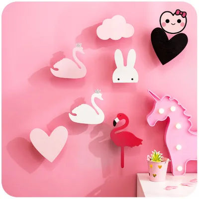 INS модные настенные крючки настенная вешалка для пальто деревянный крючок в