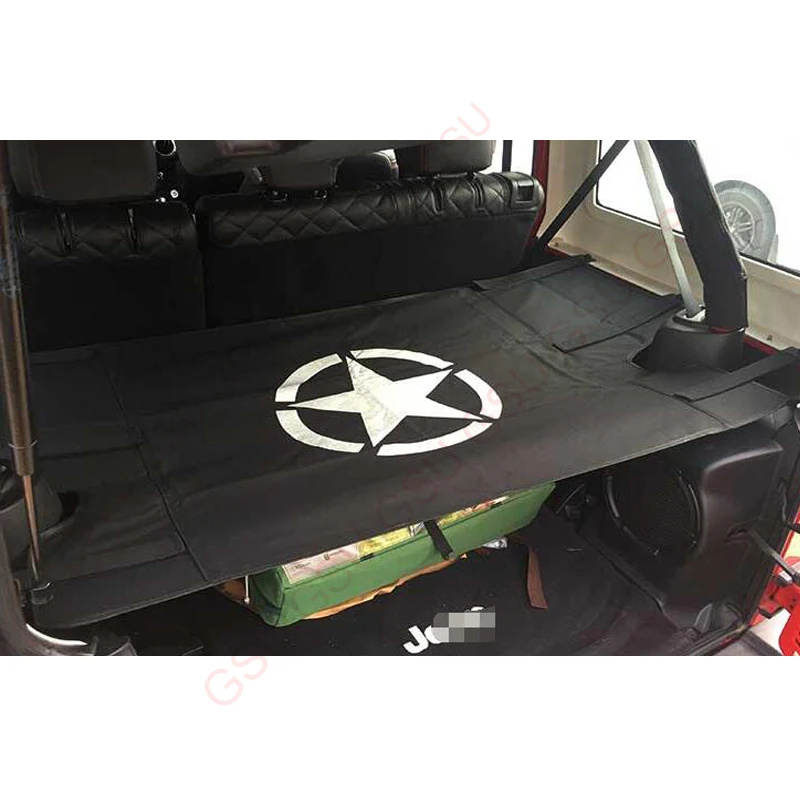 Задний багажник защитный щит выдвижной Tonneau крышка грузовой Чехол для Wrangler JKU Sports