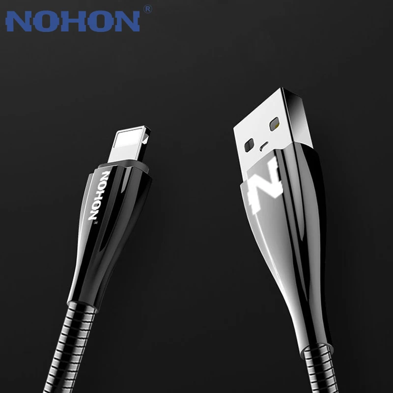 USB кабель NOHON для iPhone 8 7 6 6S Plus 5|8pin charger|cable forcable for ipad mini |