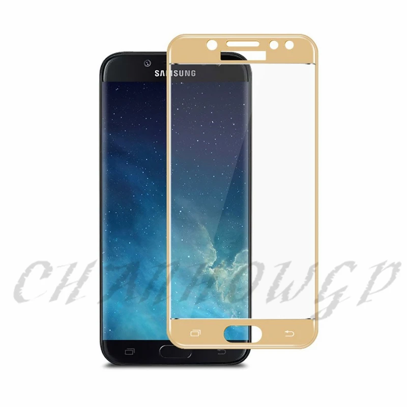 Полноэкранная Защита для Samsung Galaxy J3 J5 J7 Prime A3 A5 2016 2017 A8 2018 закаленное стекло
