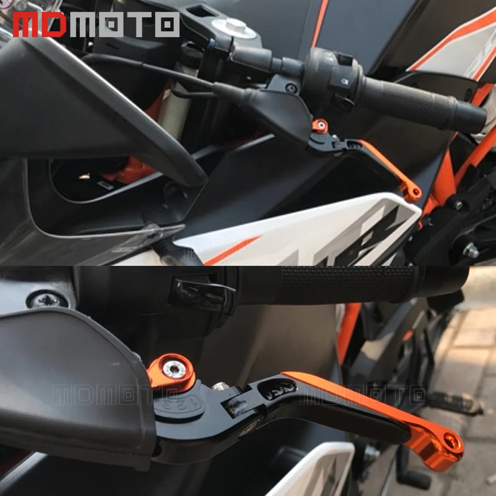 

MDMOTO motorcycle Brake lever for KTM DUKE 125 200 390 RC 120 200 390 duke adjustable brake clutch levers motorbike accessories