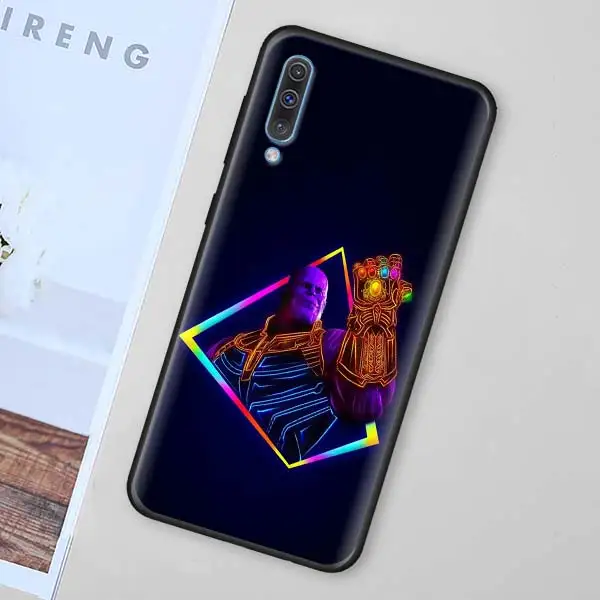 006 Черный мягкий чехол Marvel с супергероями Мстителями для Samsung Galaxy M30 M10 M20 A50 A70 A40 A10 A20 A30 A60 силиконовый чехол - Цвет: 006