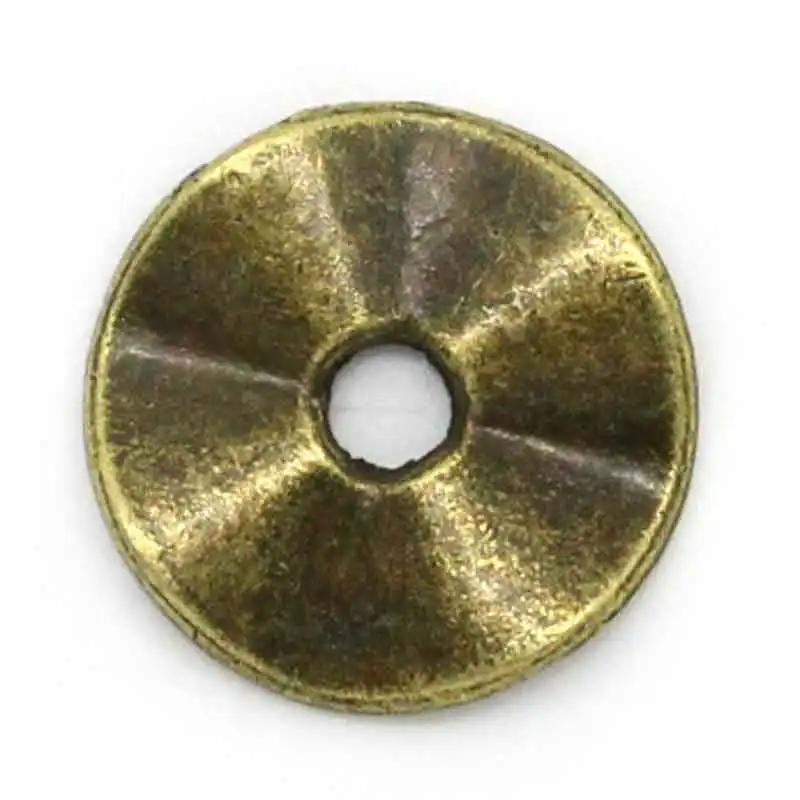 Лидер продаж 2019 металлические бусины разделители круглые с бронзовым оттенком