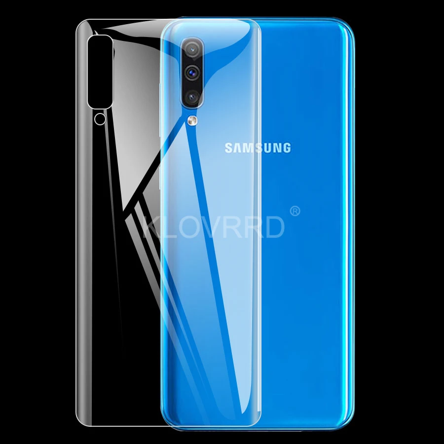 Передняя + задняя мягкая пленка для Samsung Galaxy A5 A7 полное покрытие экрана защитная A9