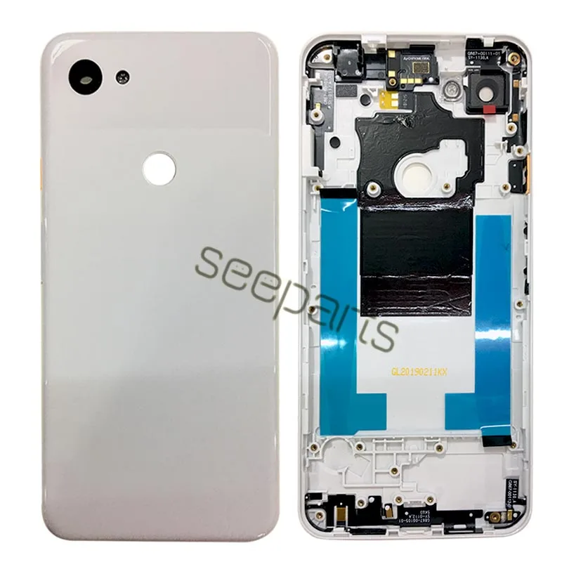 Оригинальный чехол для аккумулятора Google Pixel 3a XL задняя крышка корпуса Замена