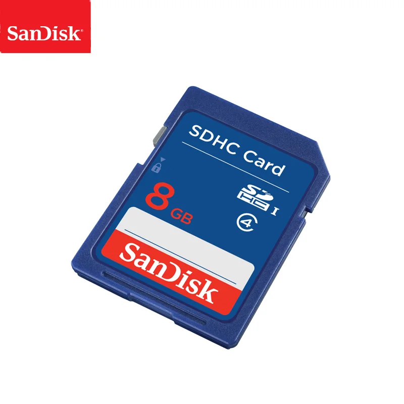 100% Оригинал SanDisk 8 Гб sd-карта класс 4 SDHC карта памяти C4 SD для камеры Поддержка