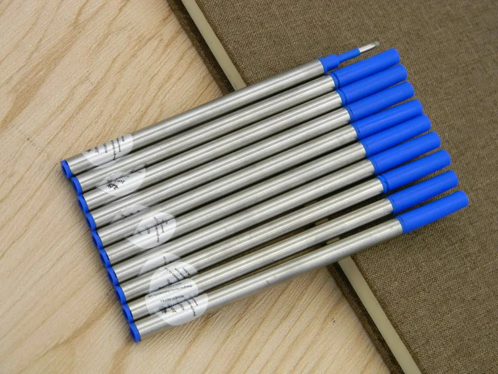 10 шт. jinhao высокое качество синие чернила Заправка для ручки-роллера