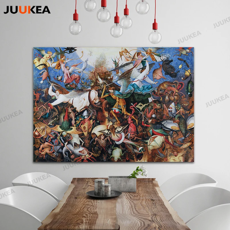 Питер брейгель осень Rebel Angels HD искусств Репродукция картины маслом Печать на