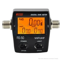 rs 50 digital swr watt meter nissei 125 525mhz uhfvhf m type connector for tyt baofeng led screen radio power counter