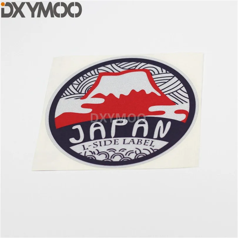 Car Styling Vinyl Decal Japanese Made In Japan Sun Moutain Fuji L-side Label Motor Bike Sticker Reflective | Автомобили и