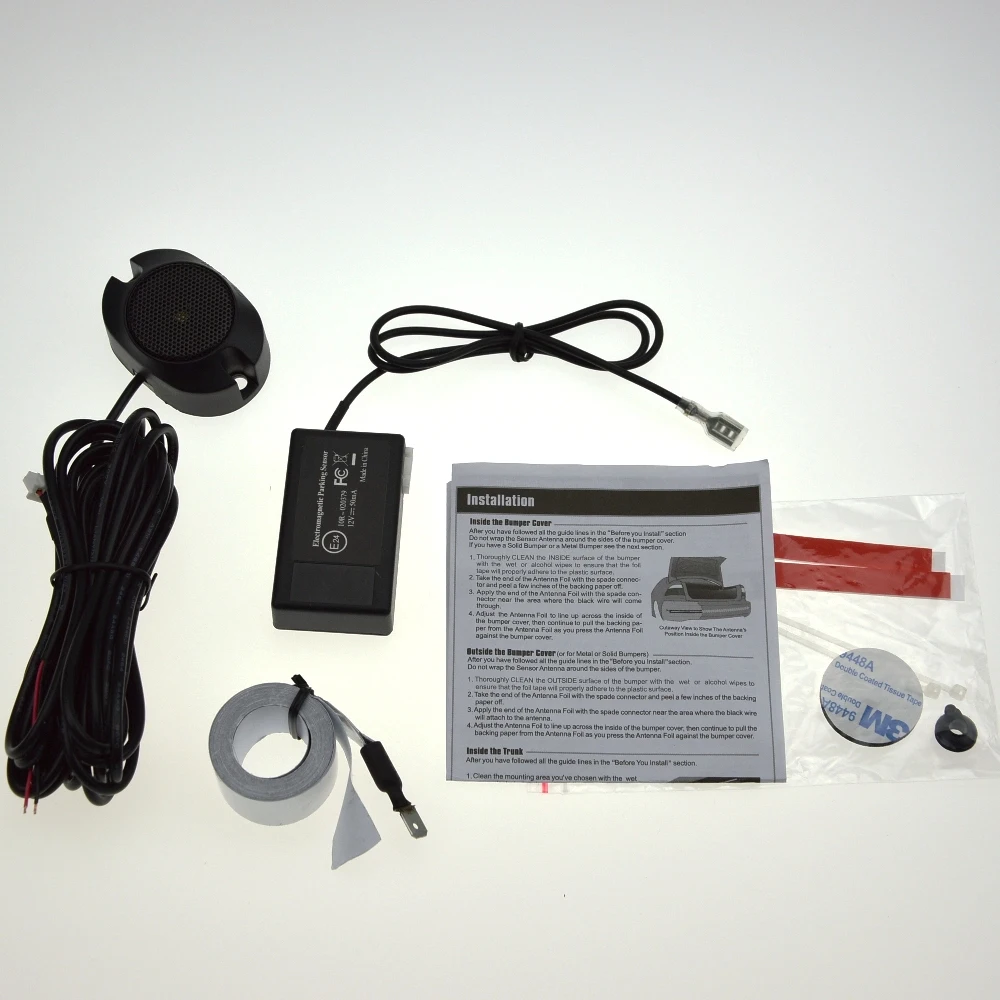 Электромагнитный парковочный датчик зуммер с переключателем не нужно отверстий