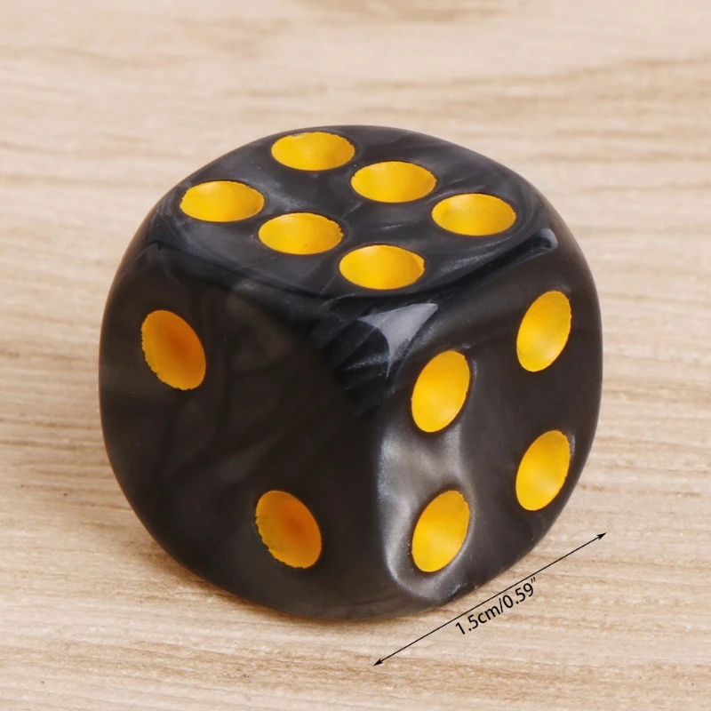 Акриловые многогранные d6 кости для TRPG настольной игры Подземелья и Драконы 10