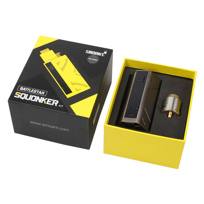 Оригинальный Smoant Battlestar Squonker набор 200 Вт электронная сигарета Vape и 7 мл бутылка RDA