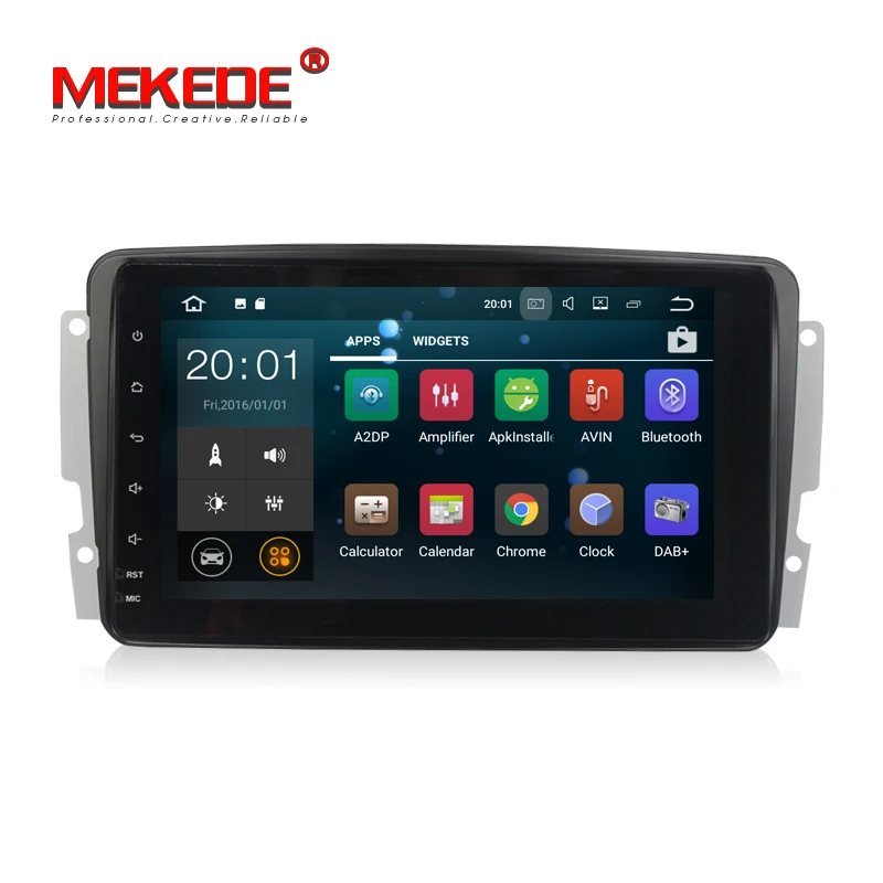 Бесплатная доставка Android7.1 Quad core Автомобильный gps плеер для Benz W209 W203 W168 мл W163 W463