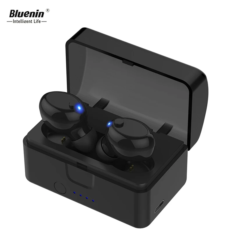 Bluenin True Беспроводной наушники мини гарнитура Bluetooth IPX5 устойчивое невидимые