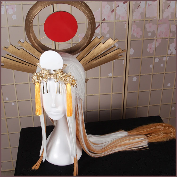 Аниме! Кимоно Onmyoji Inarinokami Miketsu, костюм для косплея, костюм на хэллоуин, размер на заказ, унисекс, новинка