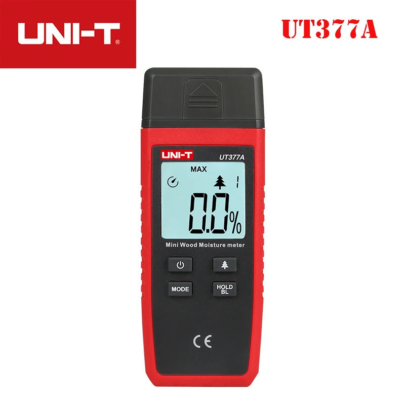 UNI T UT377A цифровой гидрометр для измерения влажности древесины тестер 2 40% детектор