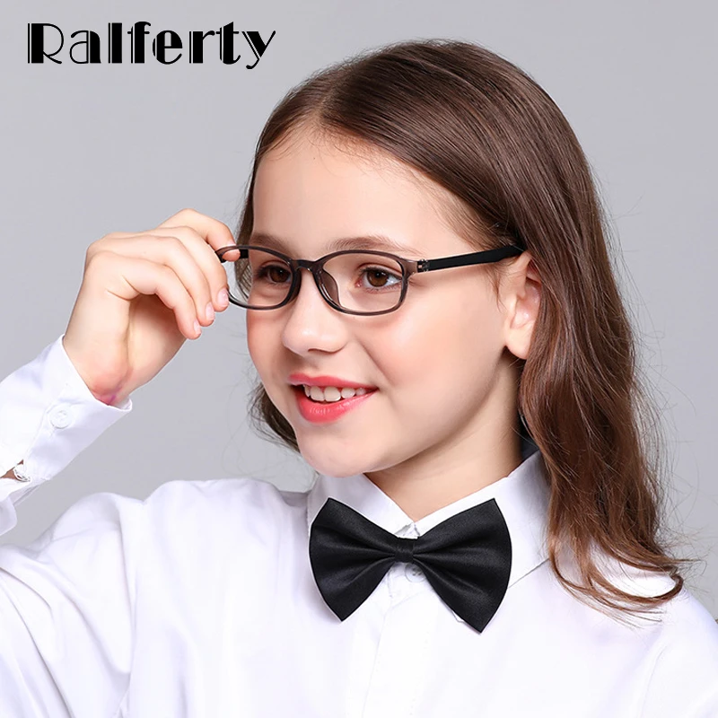 Ralferty Anti Blue Light glass es рамка для детских очков ребенок TR90 компьютерный игровой радиационный защитные очки близорукость стекло K28071