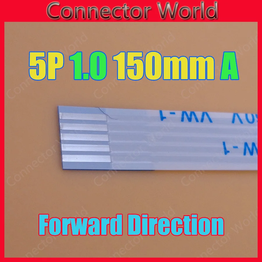 2 500 шт./лот 5pin Новый FFC FPC плоский гибкий кабель 1 0 мм Шаг 5 pin длина вперед 150 ширина 6