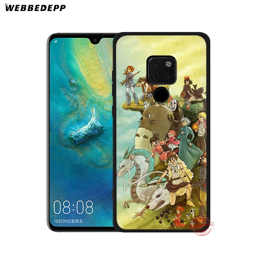 WEBBEDEPP Hayao Miyazaki Film Soft Case for Huawei Mate 30 10 20 Pro Lite Nova 2i 3 3i 4 5i 2 Cases | Мобильные телефоны и