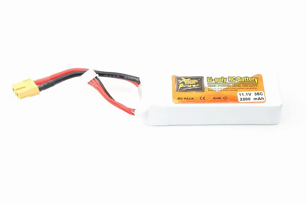 LeadingStar ZOP Power 11 1 В 2200 мАч 35C 3S 3S1P Lipo Battery XT60 Plug перезаряжаемый для радиоуправляемых