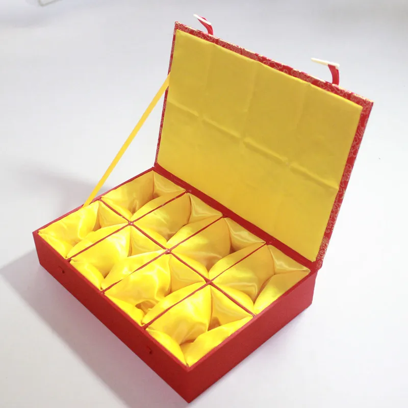 Деревянная коробка для часов с 8 ячейками и хлопковым наполнителем большая