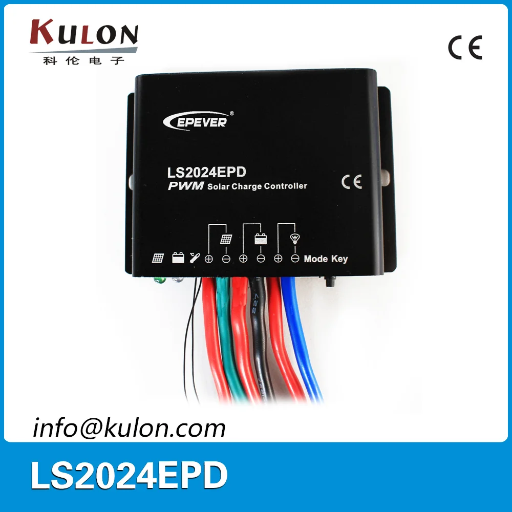 EPEVER Солнечный Зарядное устройство контроллера LS1012EPD LS1024EPD LS2024EPD 10A 20A 12 V 24 V pwm-лампа солнечная домашняя Llighting Системы IP67 - Цвет: 20A 12V 24V