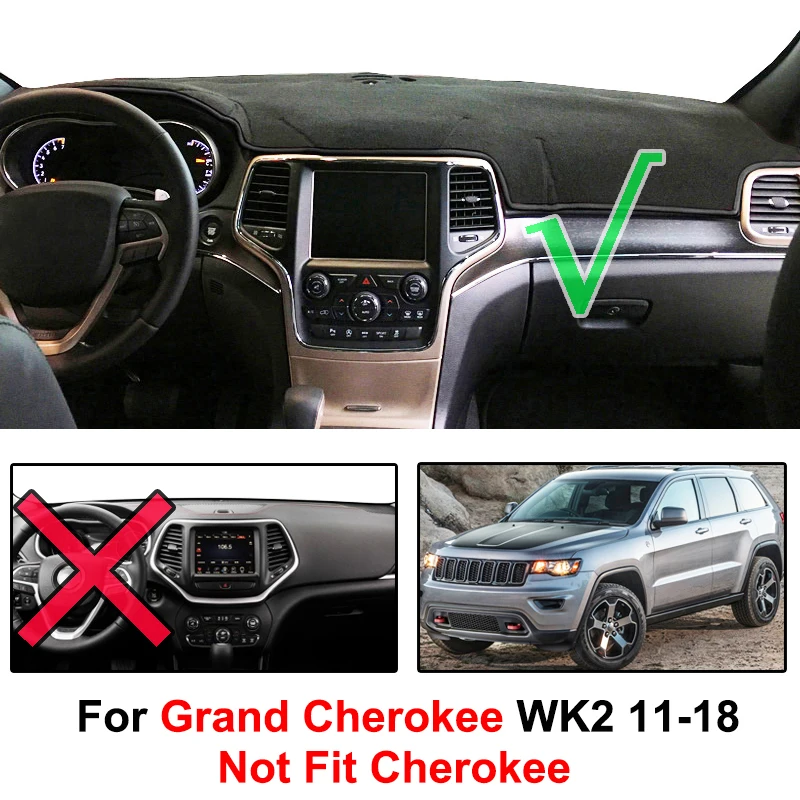 Солнцезащитный козырек AX Xukey для приборной панели Jeep Grand Cherokee WK2 2011 2015 2016 2017|cover