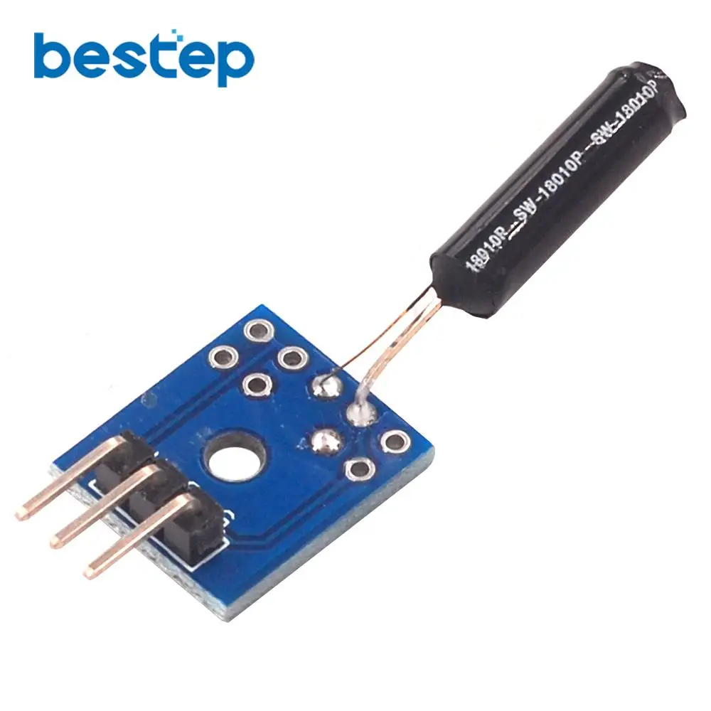 1pcs Normally Open Type Vibration Sensor with Small Plate DuPont line |
