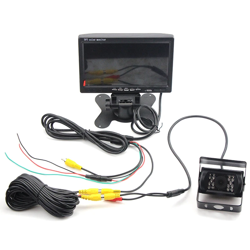 12-24V Car Reversing Kit 7&quot TFT LCD Monitor + CCD IR Backup Camera For Van/Truck | Автомобили и мотоциклы