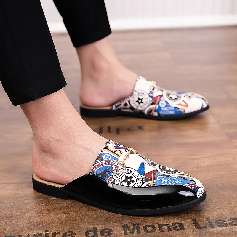 UEXIA 2019 летняя Уличная обувь мужские тапочки кожаные пляжные вьетнамки