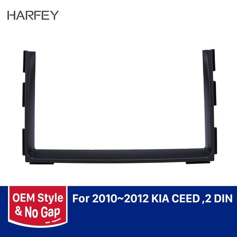 Автомагнитола Harfey 2 Din с DVD рамой GPS стерео для KIA CEED 2010 2011 2012 комплект установки