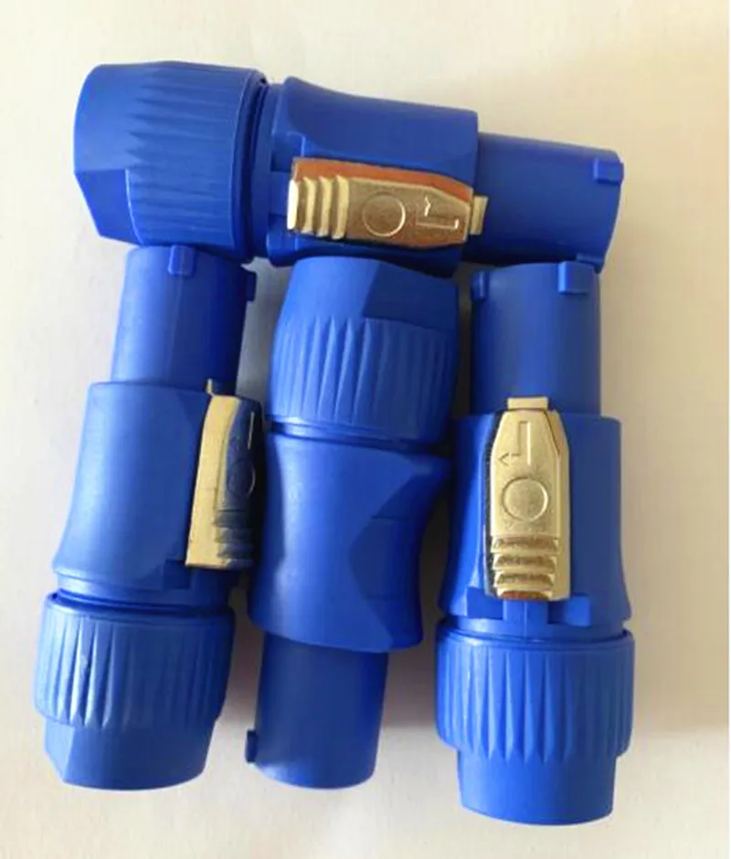 

5sets Audio LED with 3 core professional plug audio power plug speaker 3 core plug NAC3FCA input flame retardant