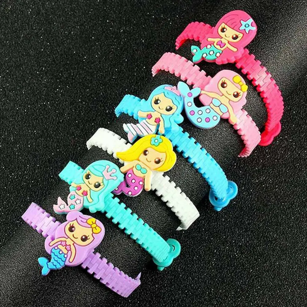 

Lots of 2//510pcs Unicorn Dinosaur Silicoen Bracelet Kids Wedding Party Favors Gift