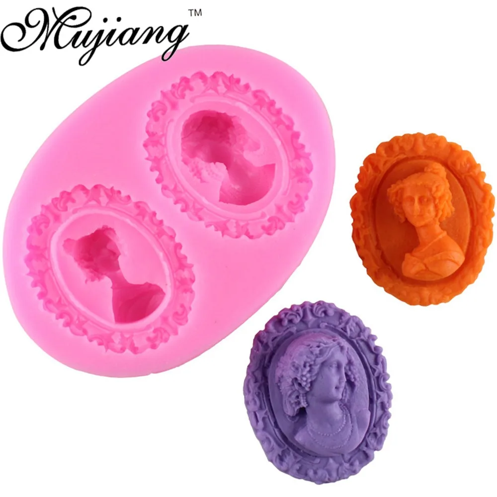 Mujiang Victoria Lady Аватар рамка силиконовые формы вечерние инструменты для украшения