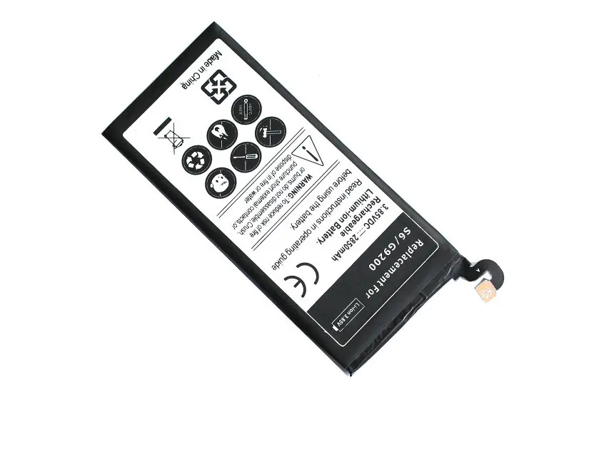 1x2850 мА/ч EB BG920ABE Замена литий ионная аккумуляторная батарея для Samsung Galaxy S6 G9200 G920i