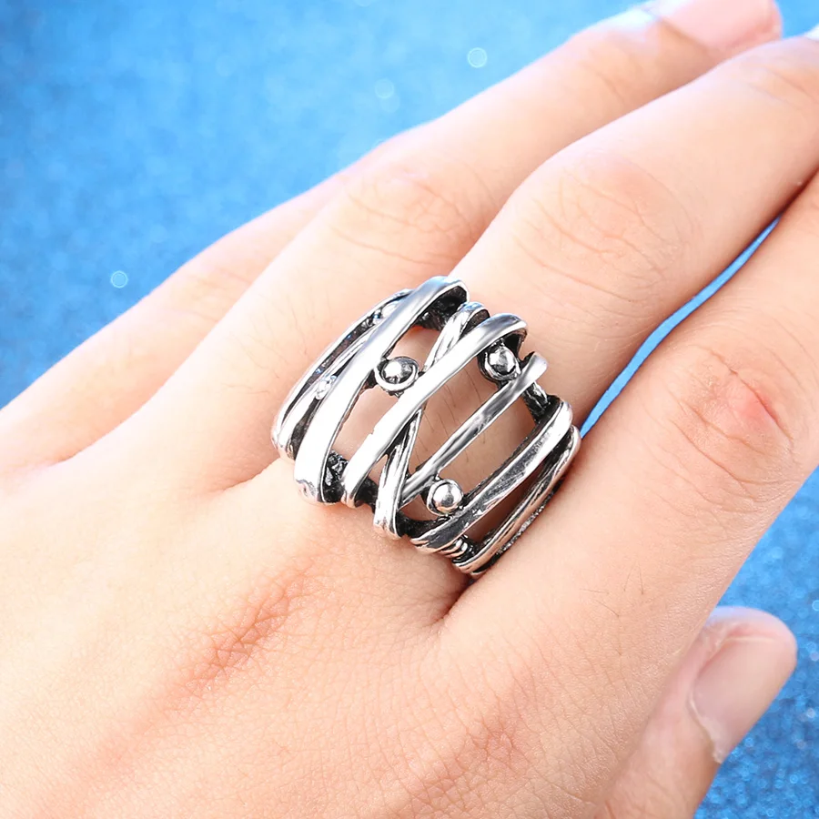 Новинка 2017 обручальное кольцо в стиле панк винтажные ювелирные изделия оптовая