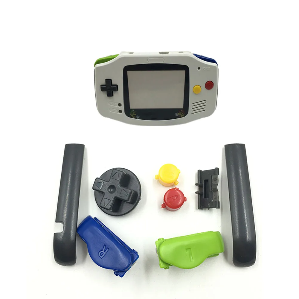 Набор цветных пуговиц для GameBoy Advance 10 комплектов пуговицы плечевого триггера R L A B