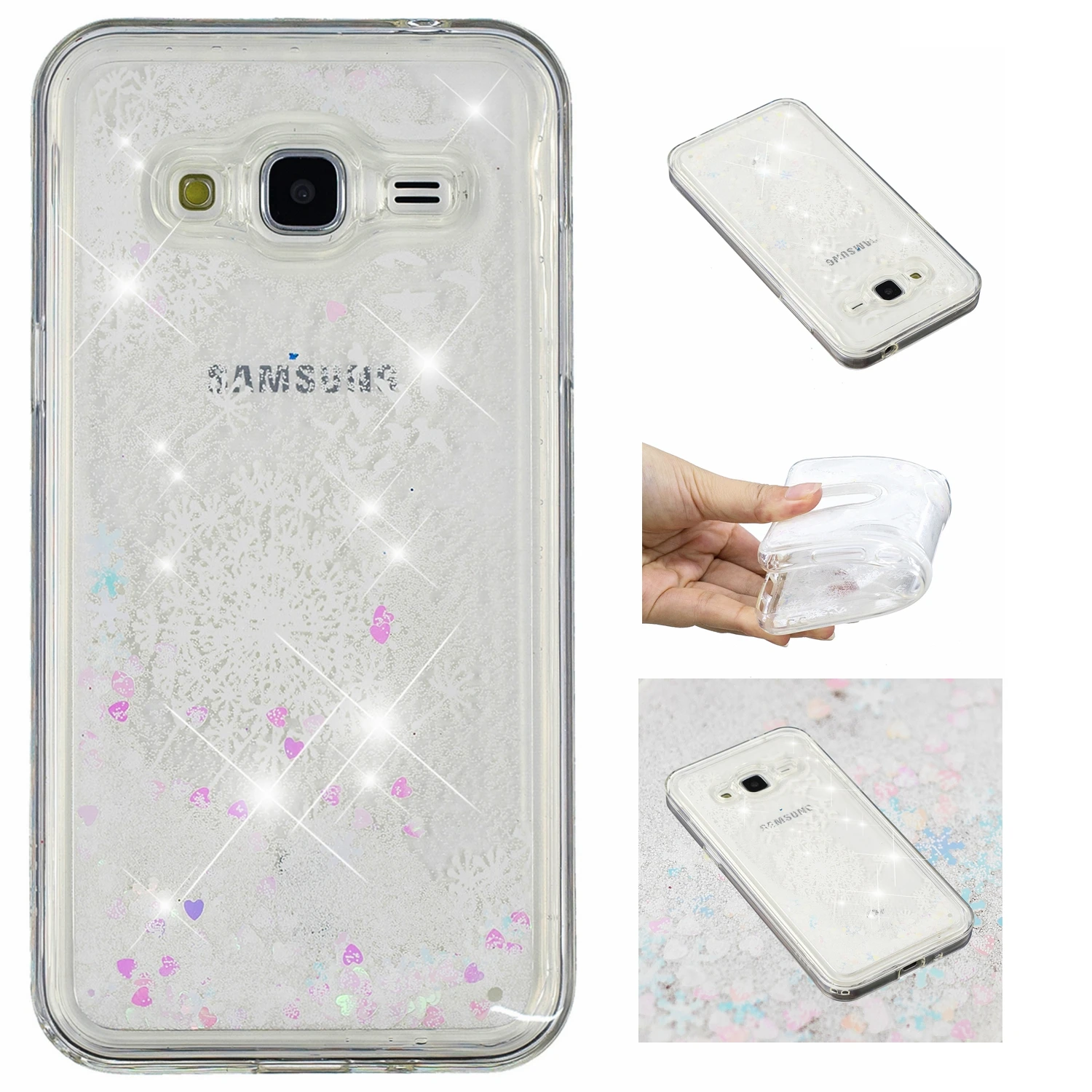 Блестящий Жидкий чехол для samsung J3 J320 SM-J320F SM-J320H SM J320F J320H J320FN чехол телефона для SM-J320F/DS glshst