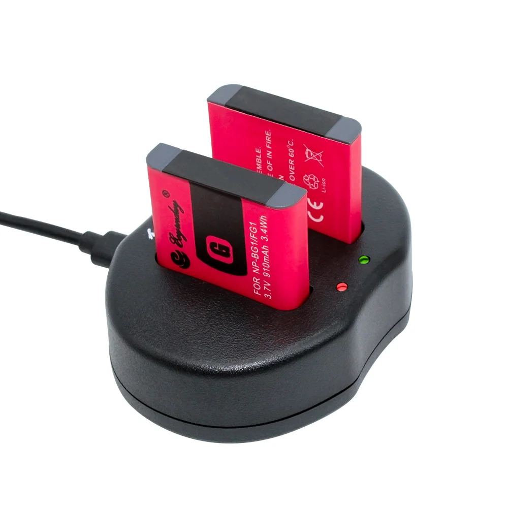 2 шт. батарея bateria + 1 двойное зарядное устройство NP BG1 FG1 NPBG1 для Sony DSC H3 H7 H9 H10 H20