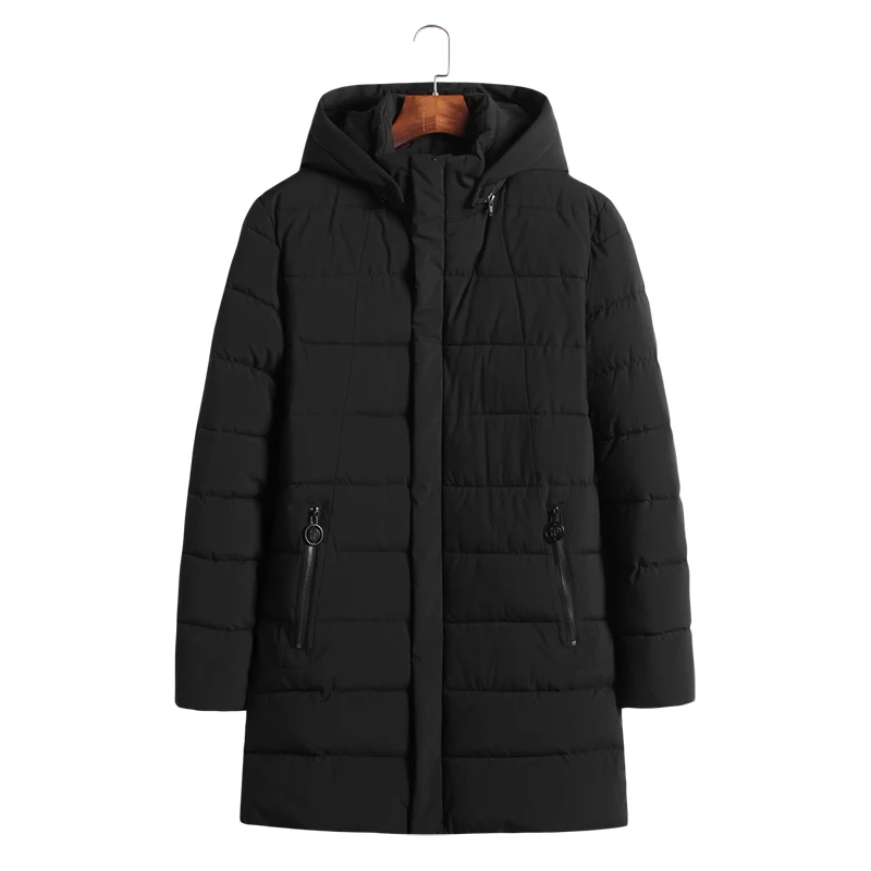 Большие размеры 10XL 8XL 6XL новая одежда куртки деловое длинное Толстое Зимнее