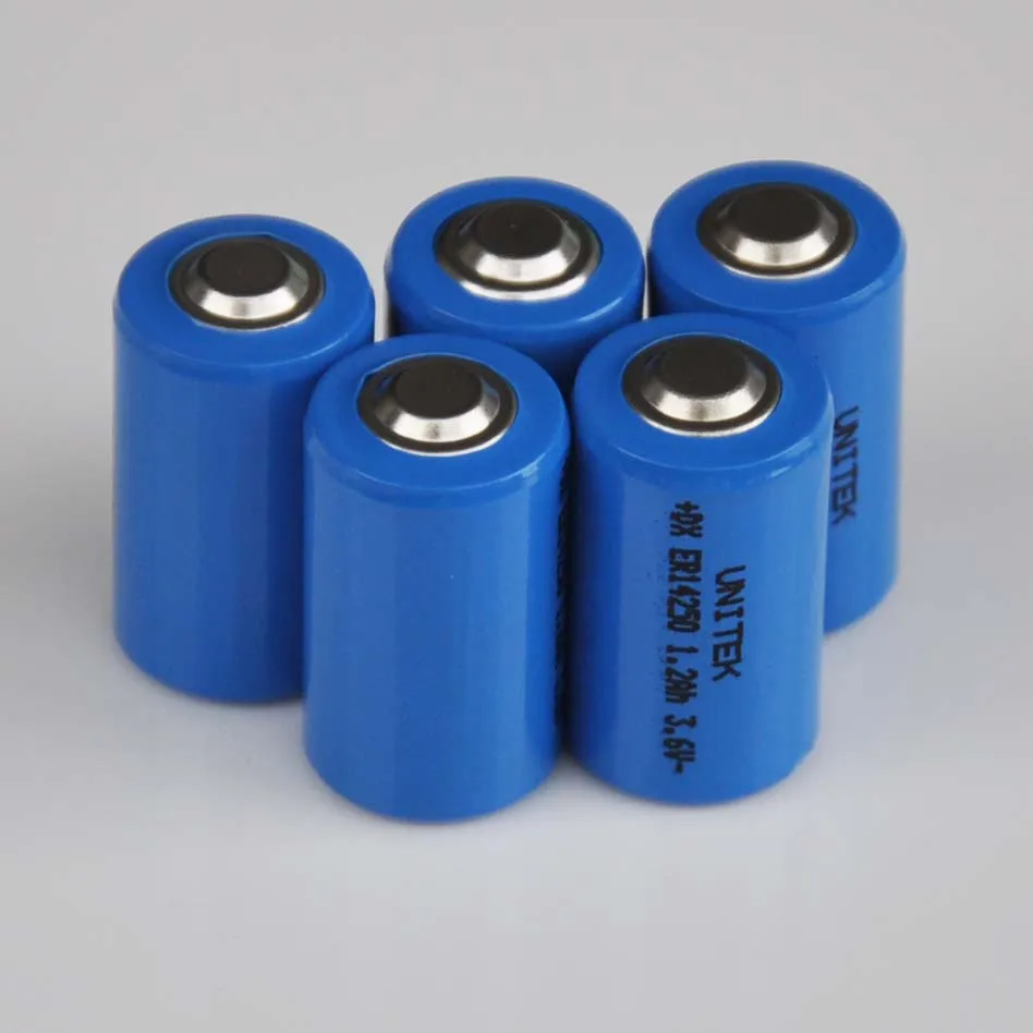 4 шт. ER14250 1/2AA 3 6 V liSOCL2 литиевая батарея 1/2 AA 14250 PCL сухая основная ячейка 1200mah счетчик