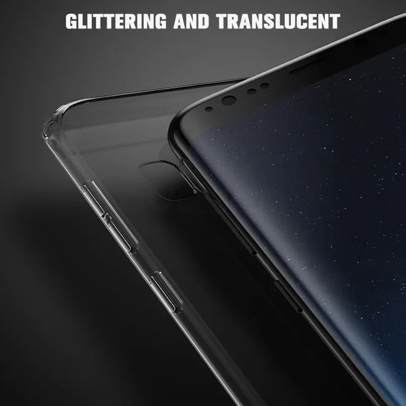 Телефонные чехлы для samsung Galaxy S10 S9 S8 Lite рlus Note 9 8 Мягкий силиконовый прозрачный