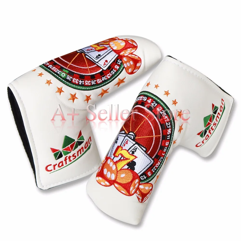 Счастливого Рождества* пользовательские игральные карты казино Golf Blade& Mallet Putter Cover 1 шт. головные уборы oem с магнитом