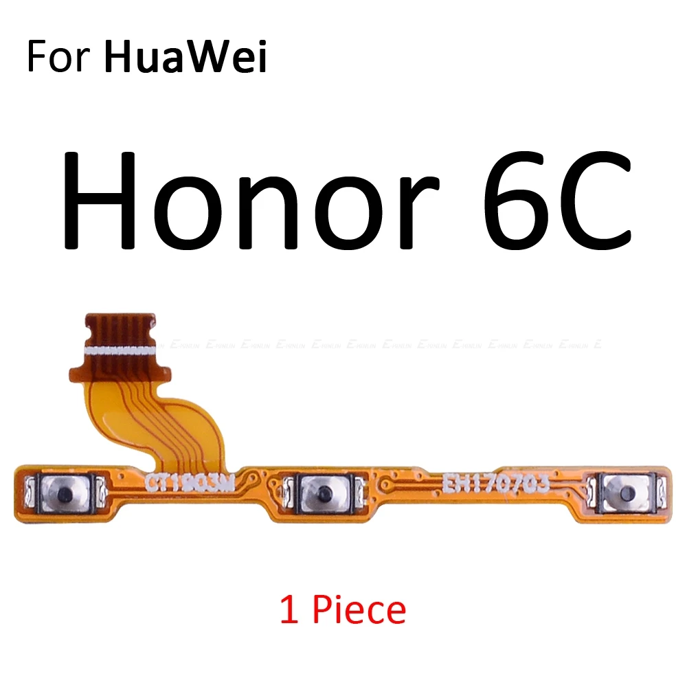 Гибкий ленточный кабель с кнопкой включения и выключения звука для HuaWei Honor Play 8A 7A 7C 7X7 S 6A 6C 6X 5C Pro