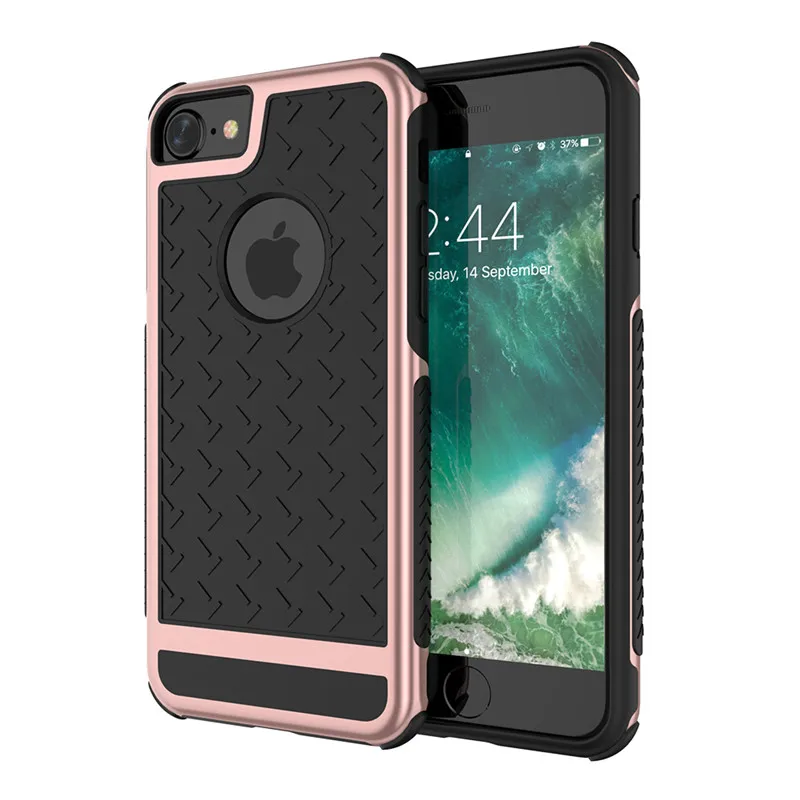 Чехол KISS, противоударный защитный чехол для iPhone 7, 6, 6S Plus, чехол 5, 5S, SE, Прочный сверхпрочный чехол для iPhone 7, 6, 6 s - Цвет: Rose Gold
