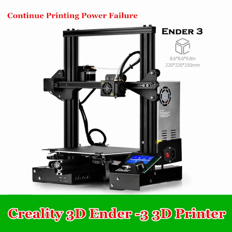 Creality 3D Ender3 принтеры DIY Kit v слот большой Размеры I3 мини Ender 3 продолжение принт может