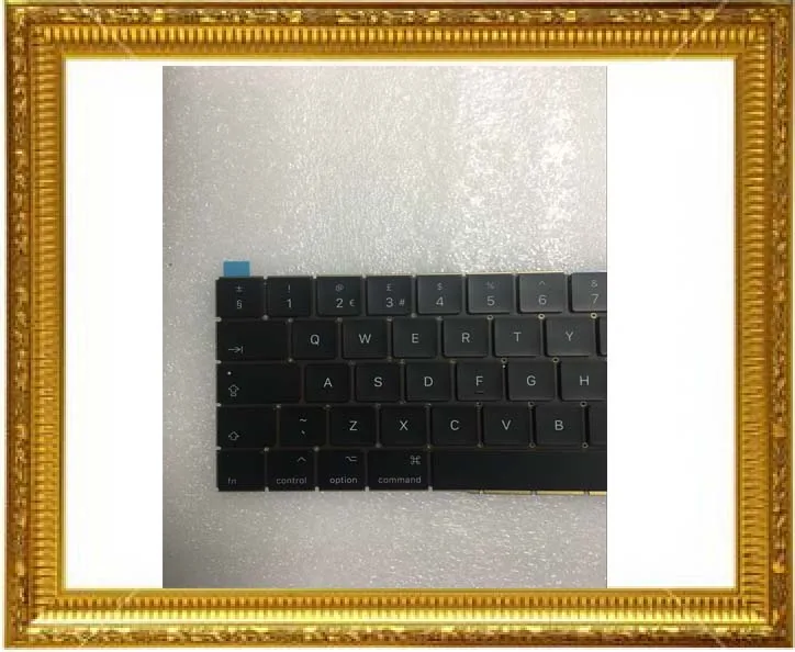 Оригинальная новая клавиатура A1707 стандарта Великобритании для Apple Macbook 15 4 дюйма