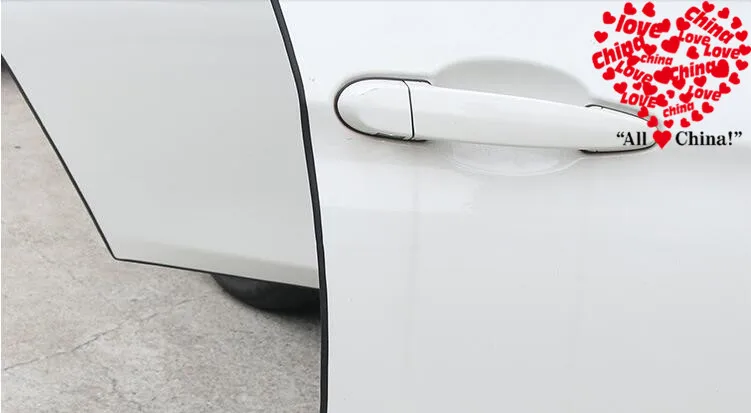 Резиновые наклейки на двери автомобиля 10 м для mazda 3 opel vectra c mokka w163 ford focus mk2 mondeo mk4 st